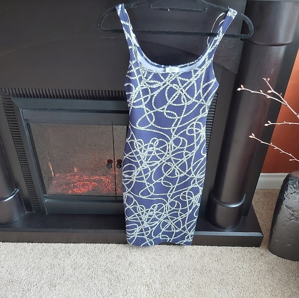 ZARA Trafaluc dress~BLUE/WHITE/B1